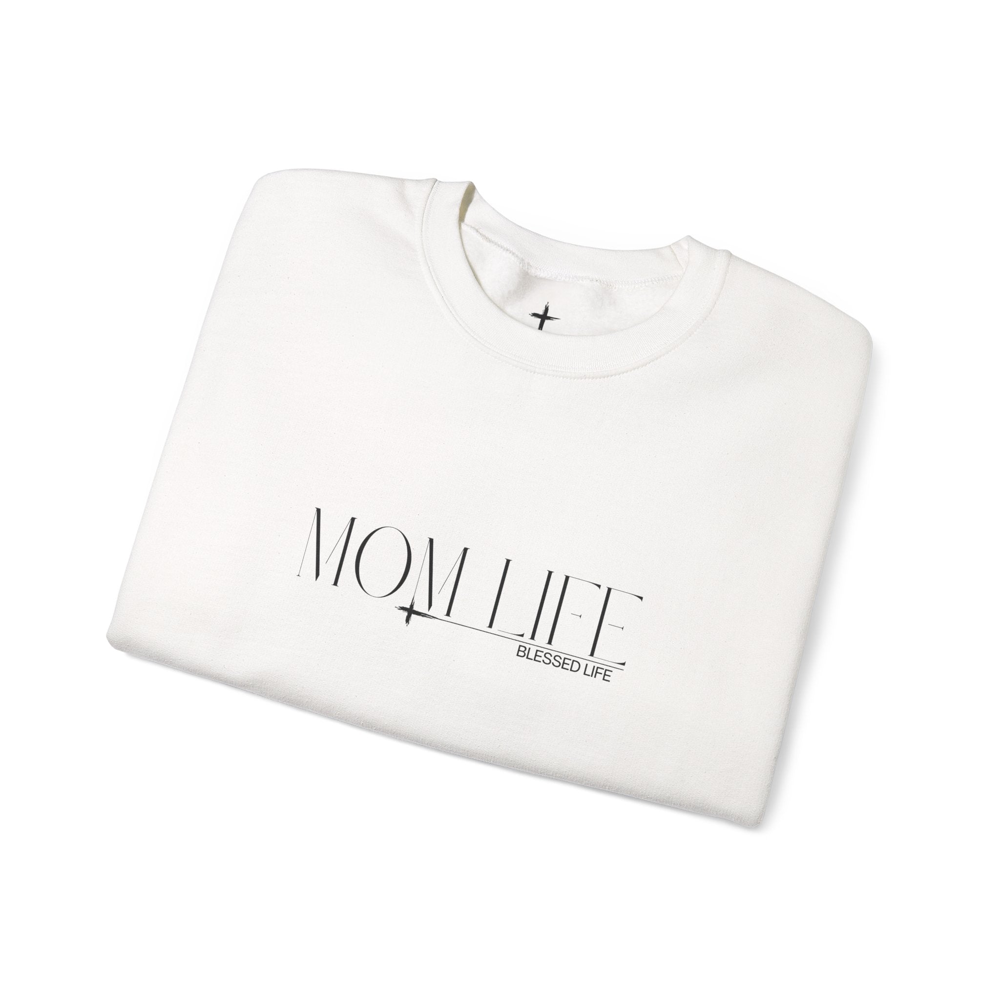 “Mom Life” Blessed Sweatshirt - Crewneck