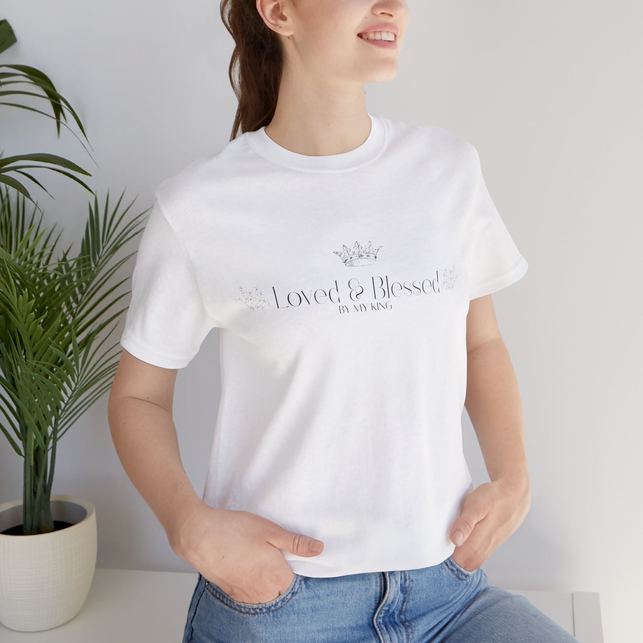 Blessed Crown UNISEX Tee — Loved & Blessed Graphic T-Shirt