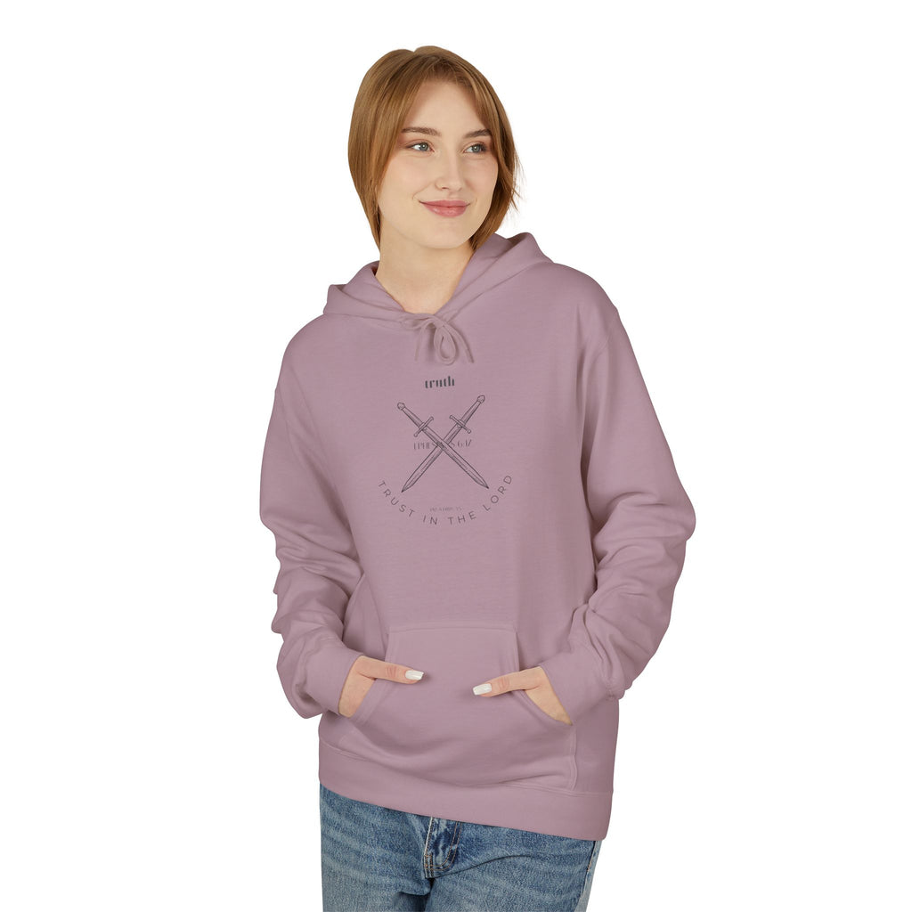 Sword of Truth Verse UNISEX Hoodie — Comfortable Faith-Based Fleece