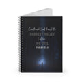 Psalms 23:4 Darkest Valley Spiral Notebook — Christian Inspirational Ruled Journal