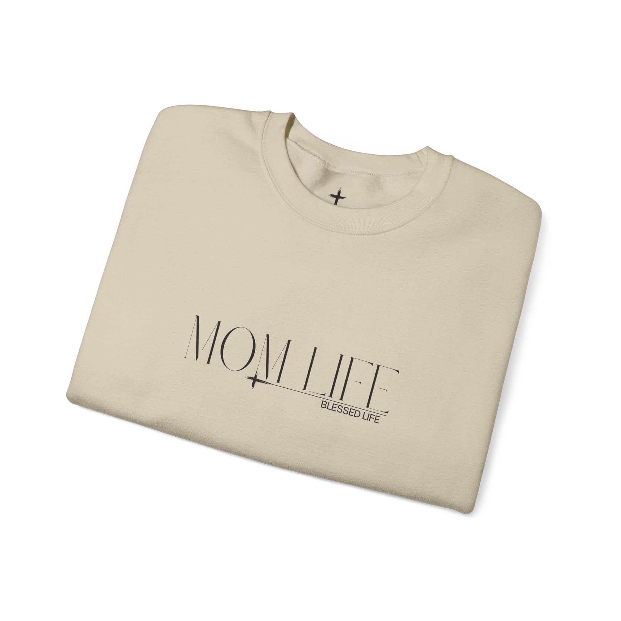 “Mom Life” Blessed Sweatshirt - Crewneck