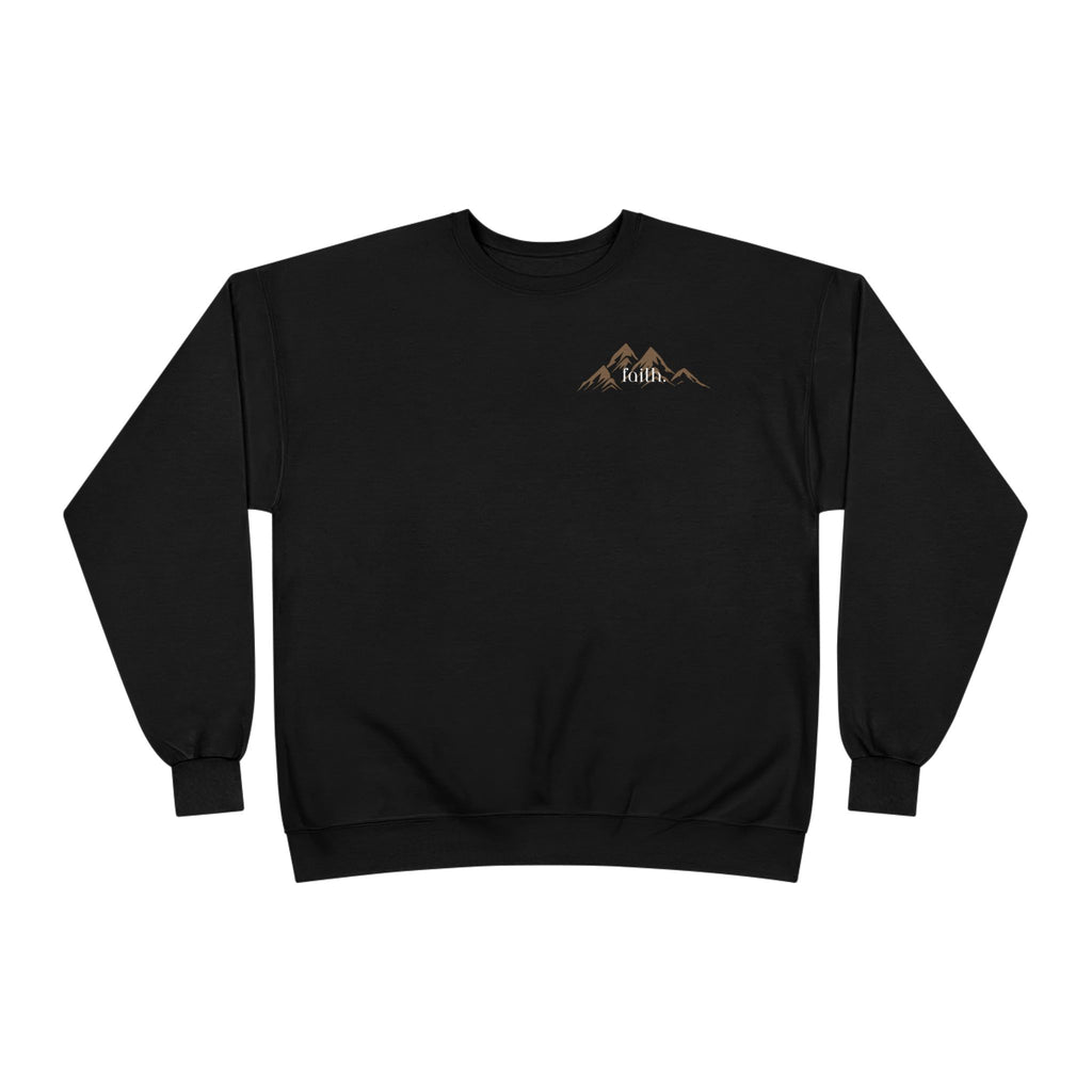 Comfy Mountain faith Crewneck UNISEX Sweatshirt- great gift!
