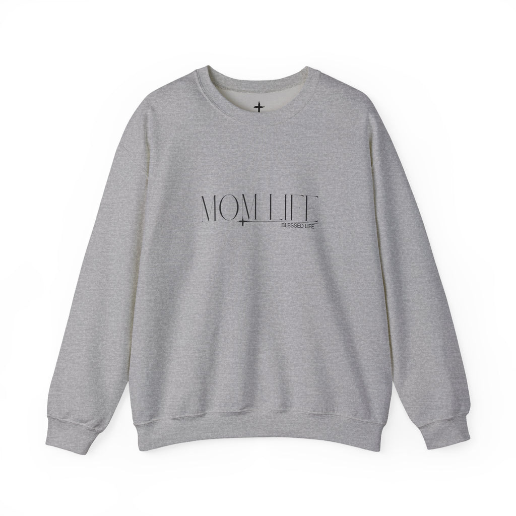 “Mom Life” Blessed Sweatshirt - Crewneck