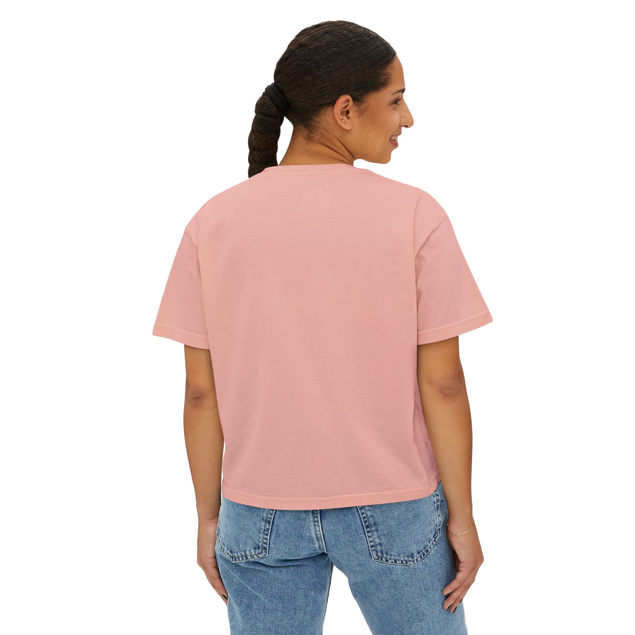 JC Designs Logo -  Boxy Tee – High waisted boxy style tee