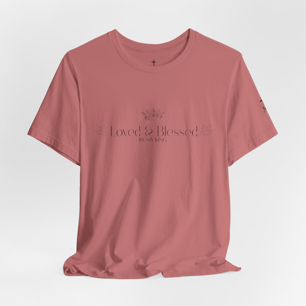 Blessed Crown UNISEX Tee — Loved & Blessed Graphic T-Shirt
