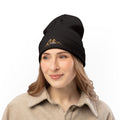 Embroidered Mountain FAITH Knit Beanie — Cozy Outdoor Winter Hat