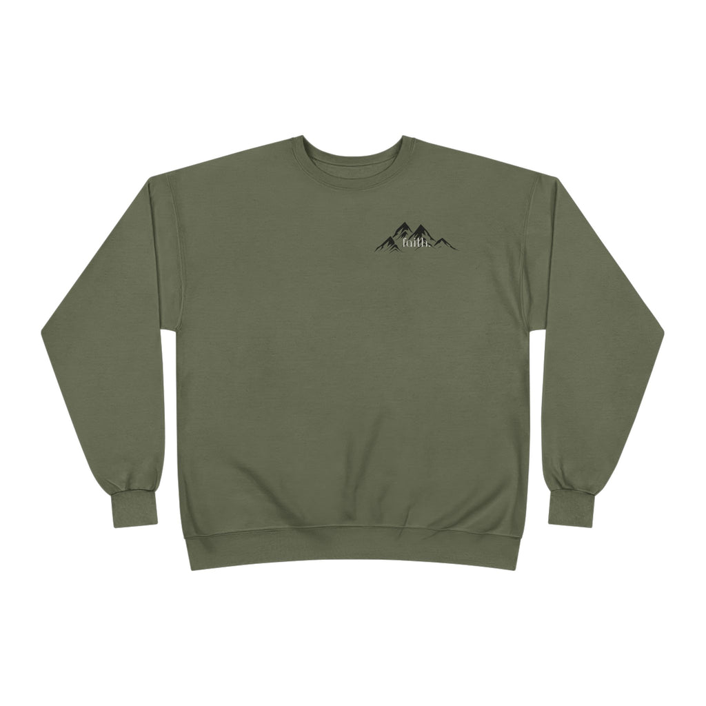 Comfy Mountain faith Crewneck UNISEX Sweatshirt- great gift!