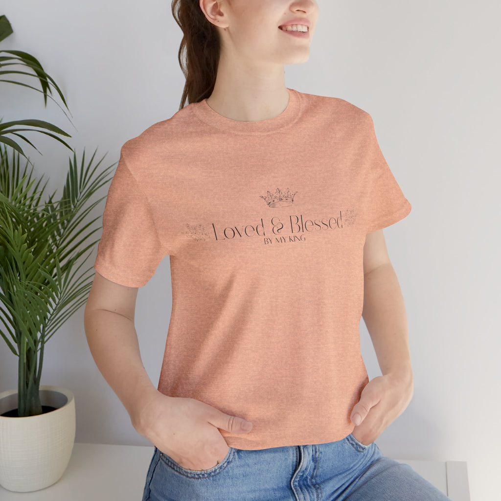 Blessed Crown UNISEX Tee — Loved & Blessed Graphic T-Shirt