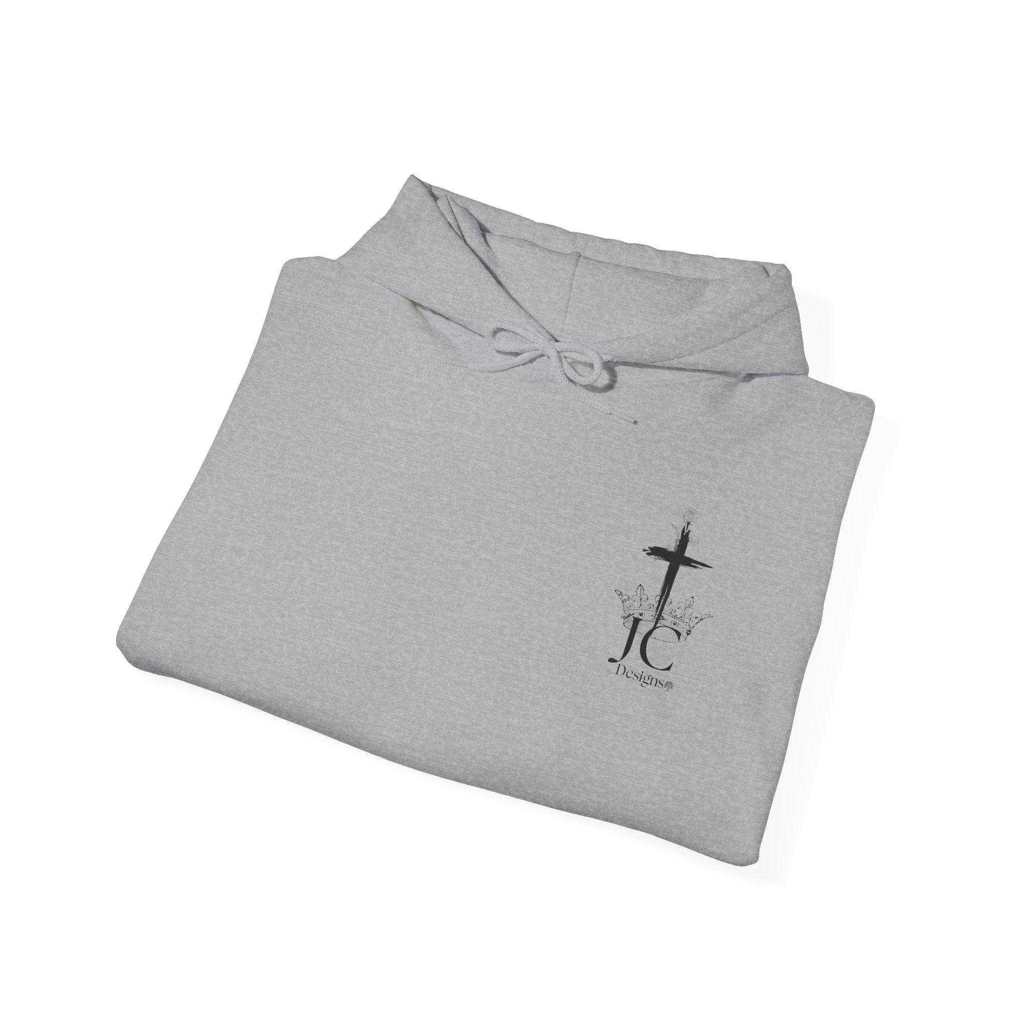 JC Designs Logo /Loved & Blessed Hoodie — UNISEX