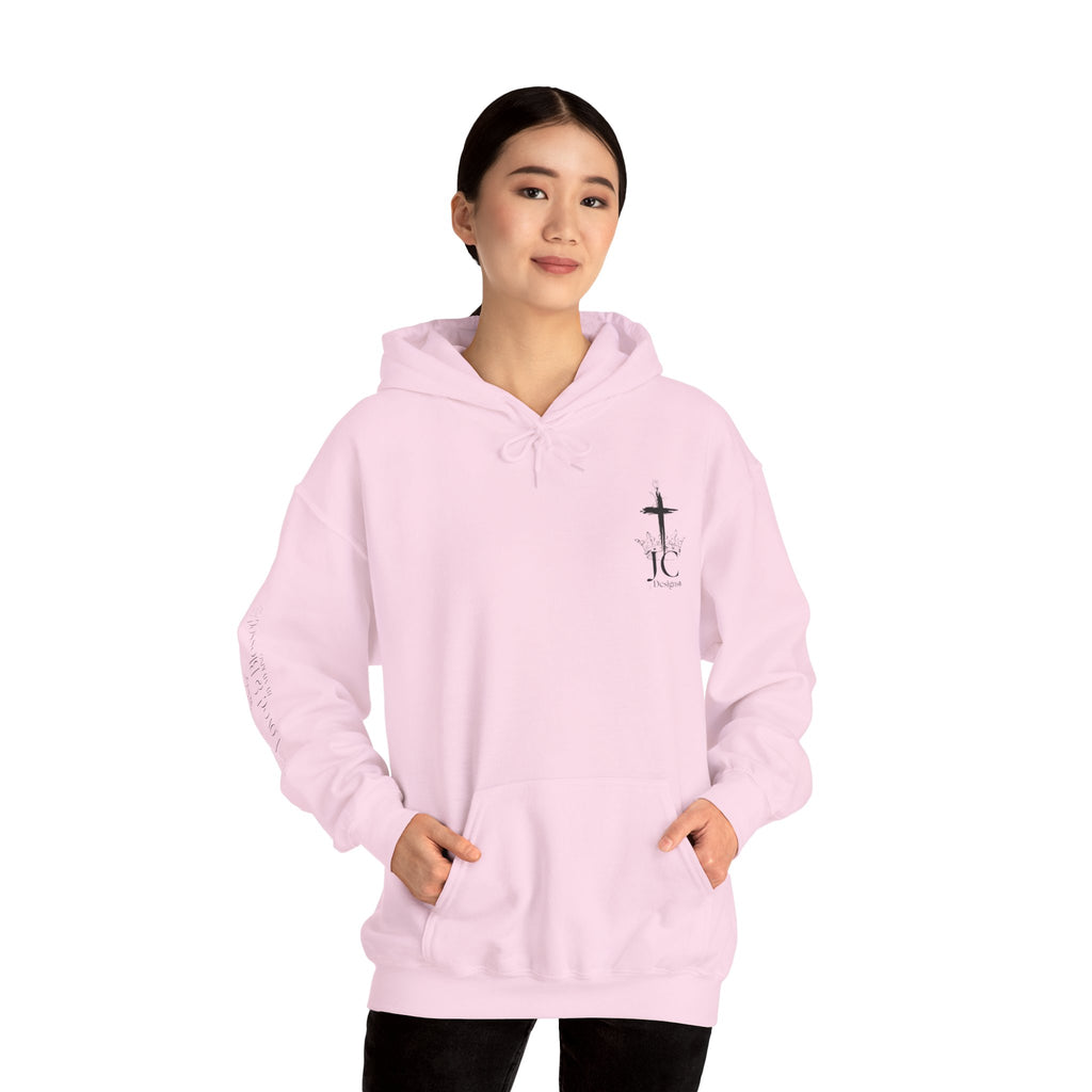 JC Designs Logo /Loved & Blessed Hoodie — UNISEX