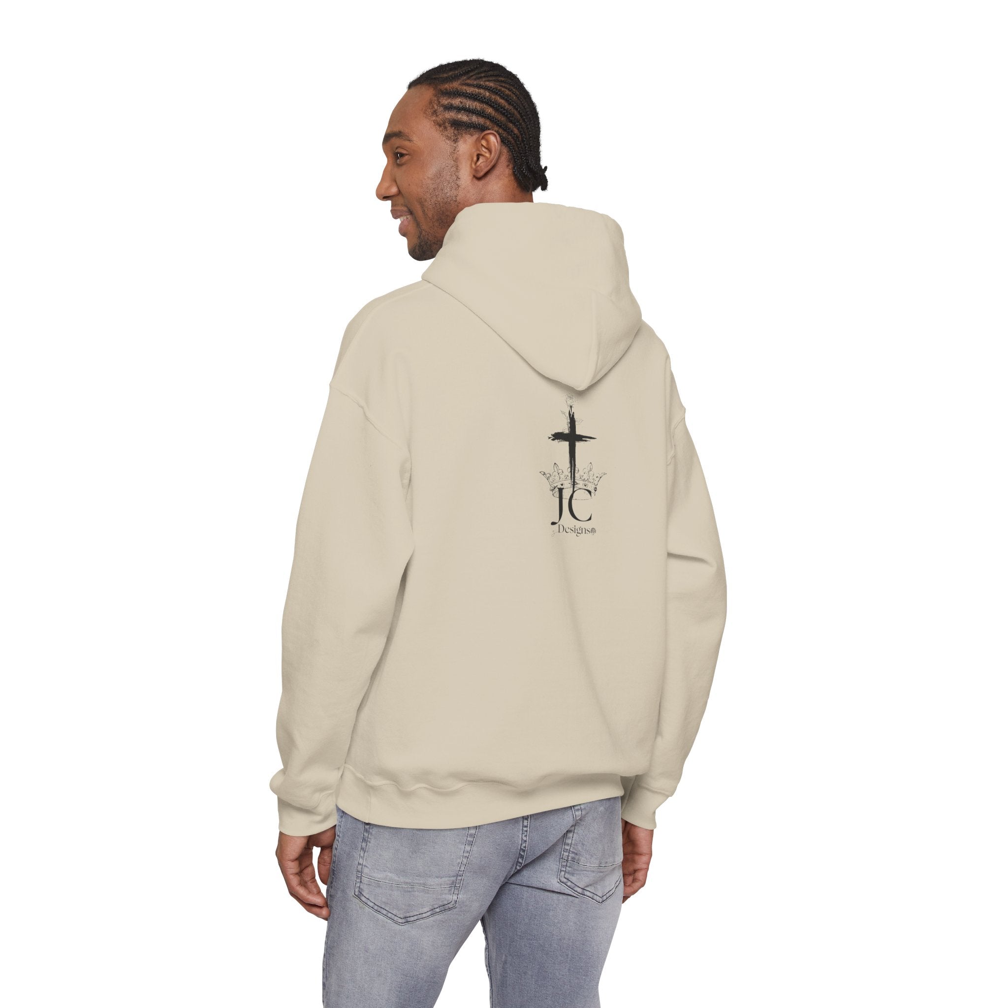 JC Designs Logo /Loved & Blessed Hoodie — UNISEX