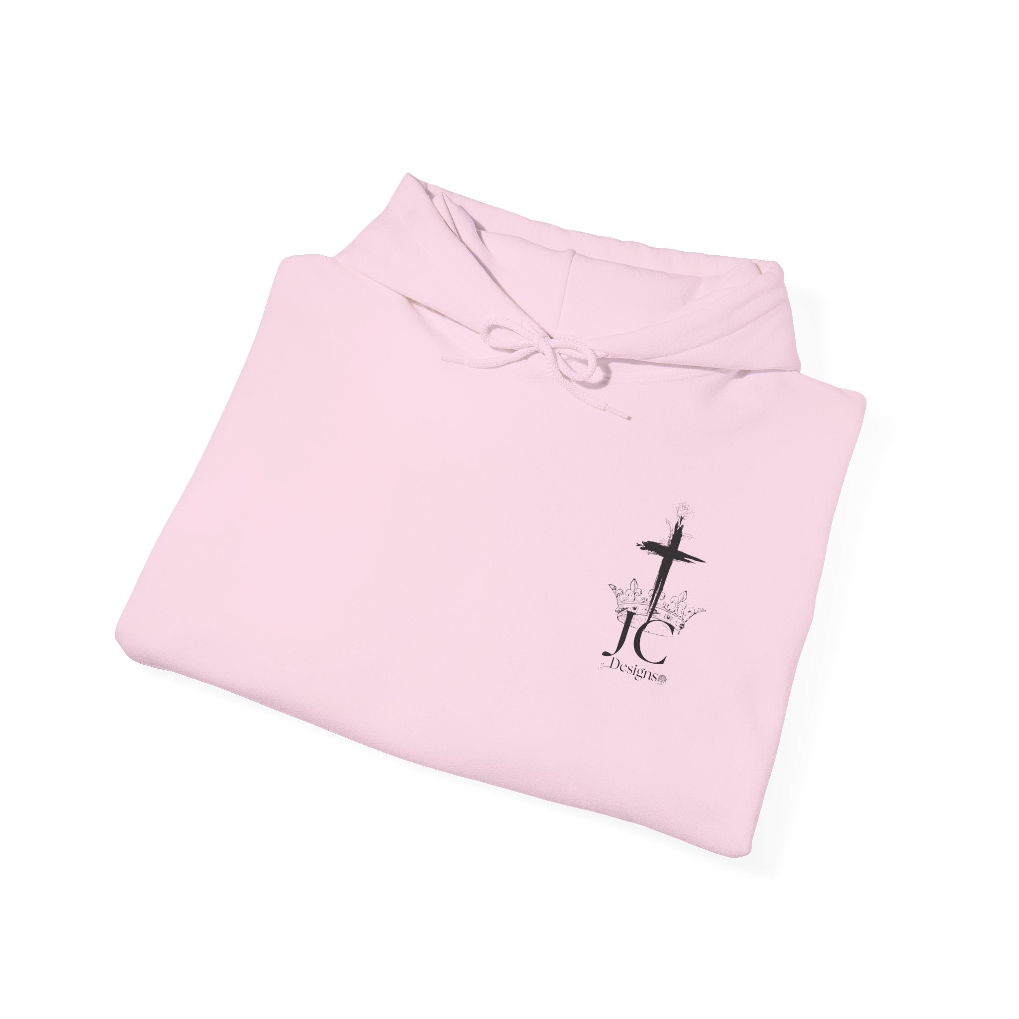 JC Designs Logo /Loved & Blessed Hoodie — UNISEX