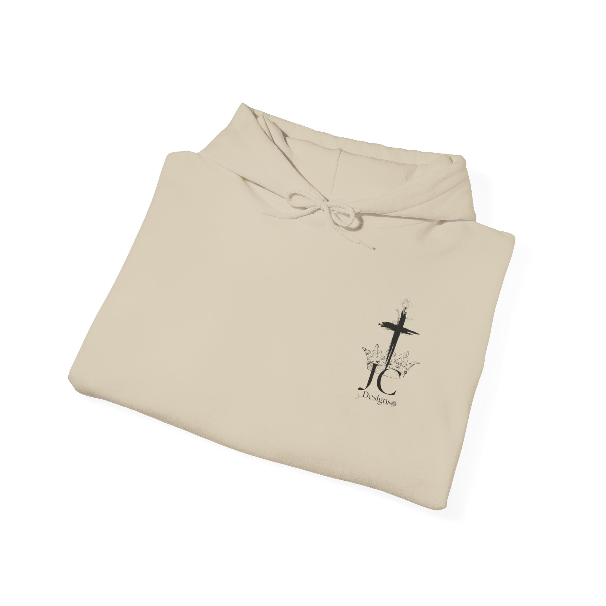 JC Designs Logo /Loved & Blessed Hoodie — UNISEX