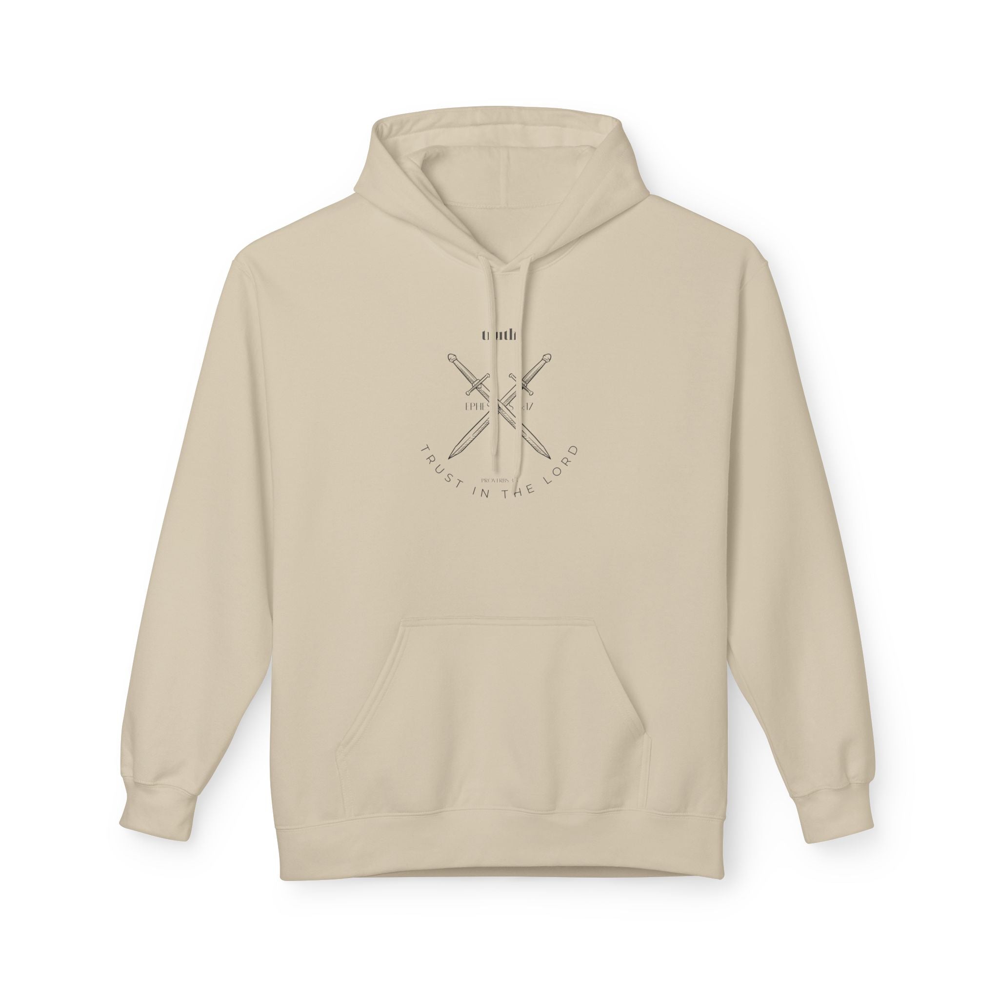 Sword of Truth Verse UNISEX Hoodie — Comfortable Faith-Based Fleece