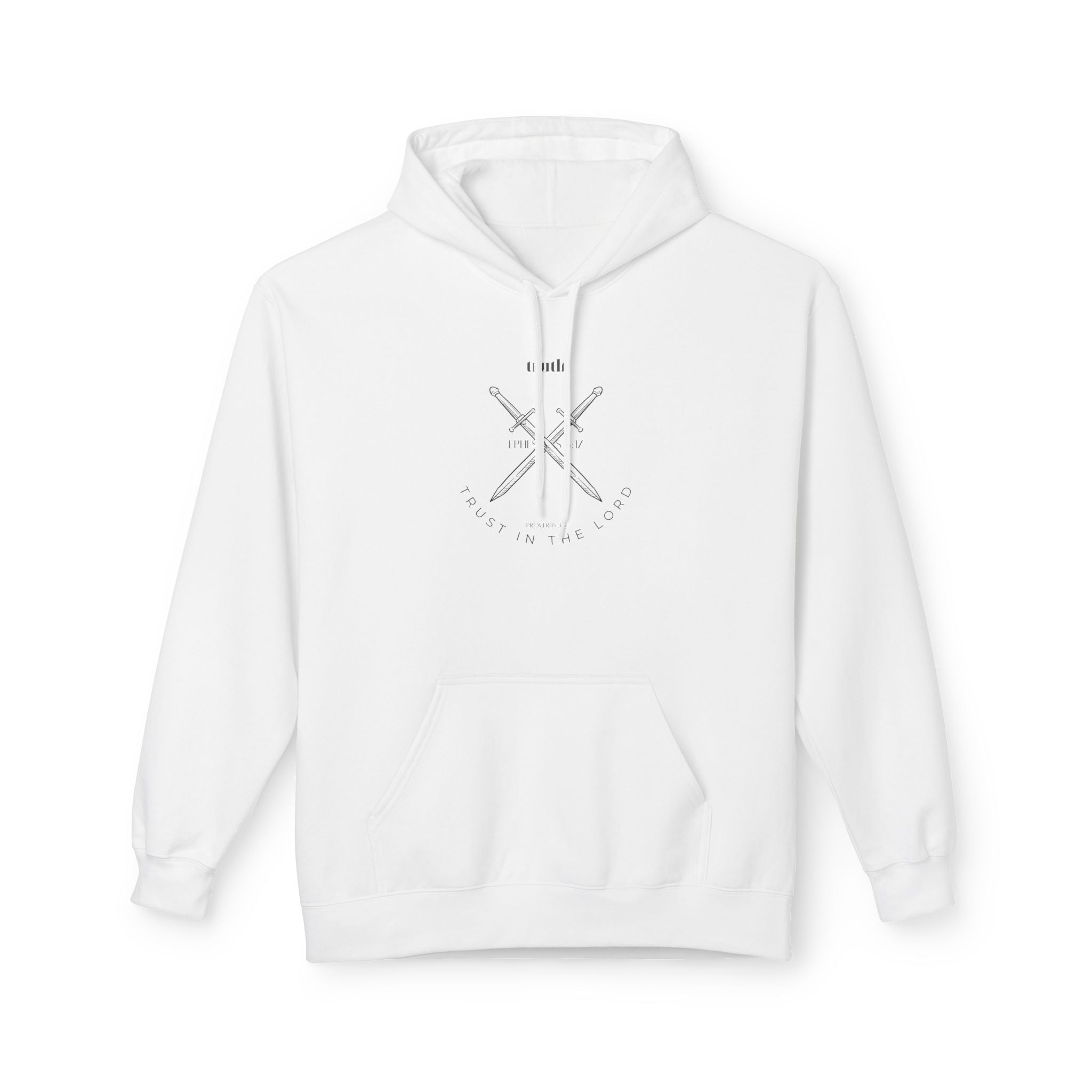 Sword of Truth Verse UNISEX Hoodie — Comfortable Faith-Based Fleece