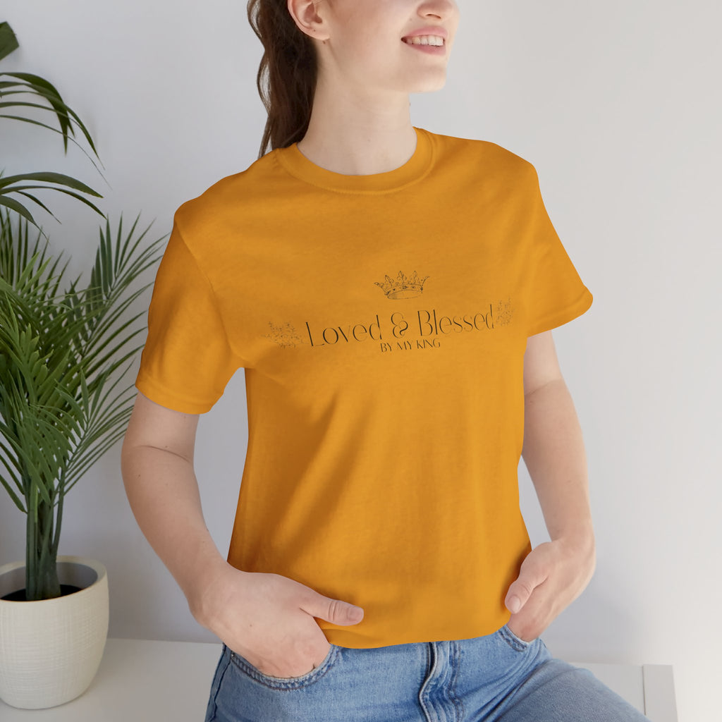 Blessed Crown UNISEX Tee — Loved & Blessed Graphic T-Shirt
