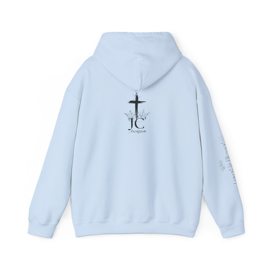 JC Designs Logo /Loved & Blessed Hoodie — UNISEX