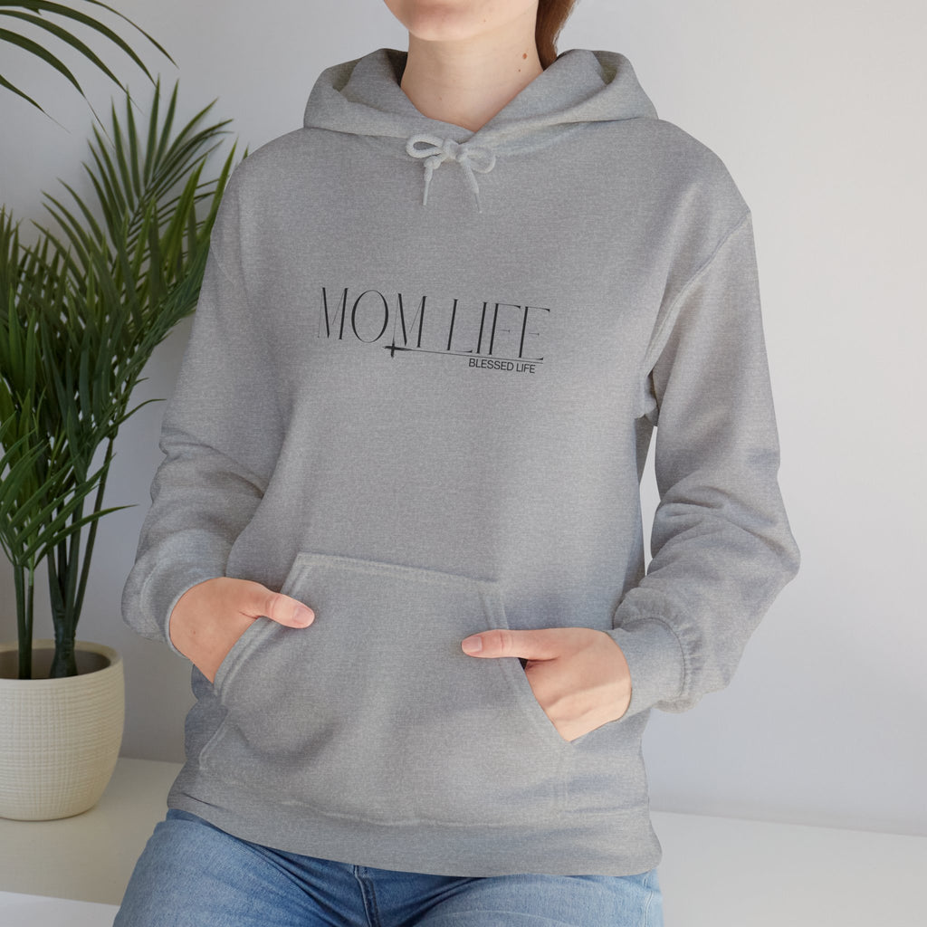 'MOM LIFE' Hoodie — Modern Mom Graphic Sweatshirt