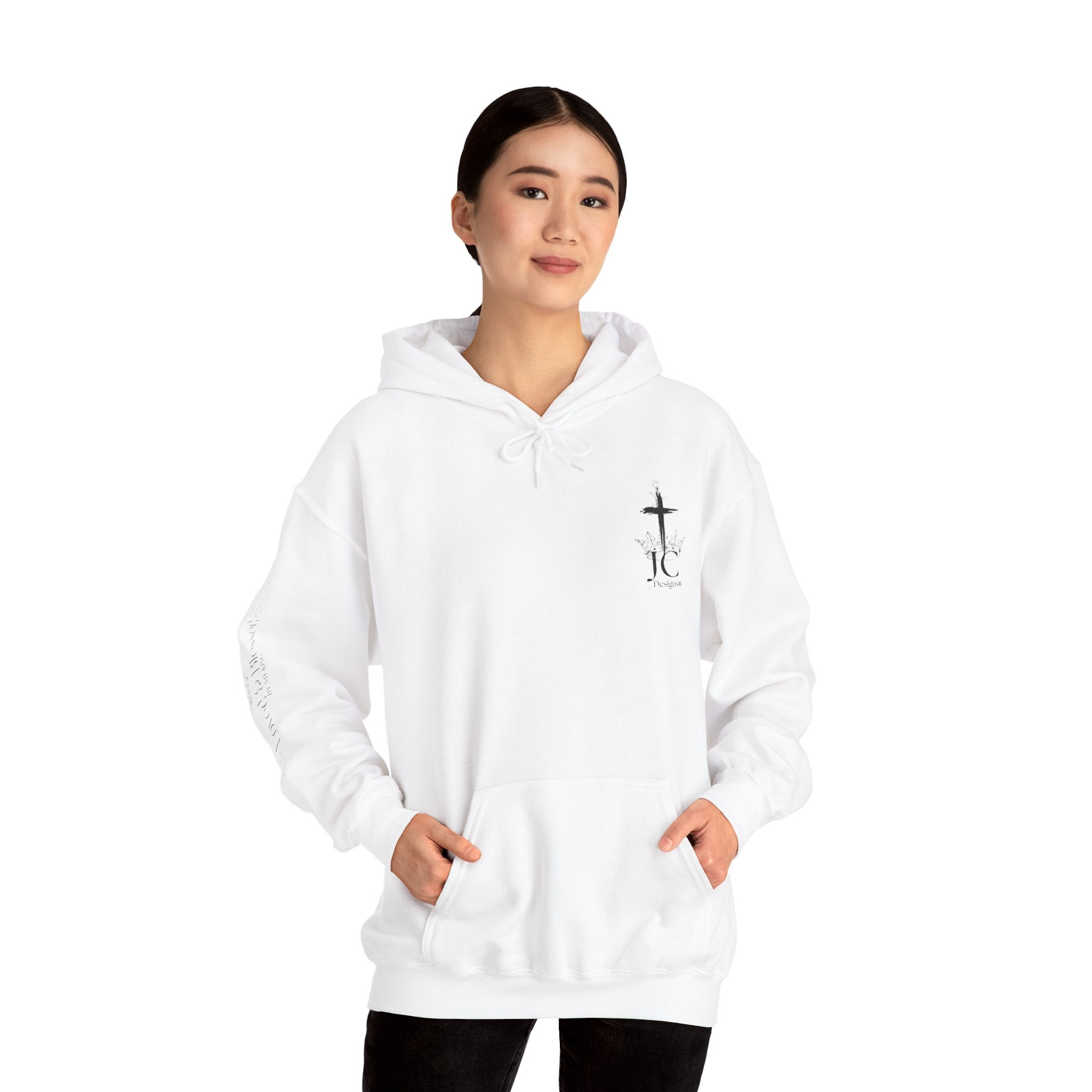 JC Designs Logo /Loved & Blessed Hoodie — UNISEX