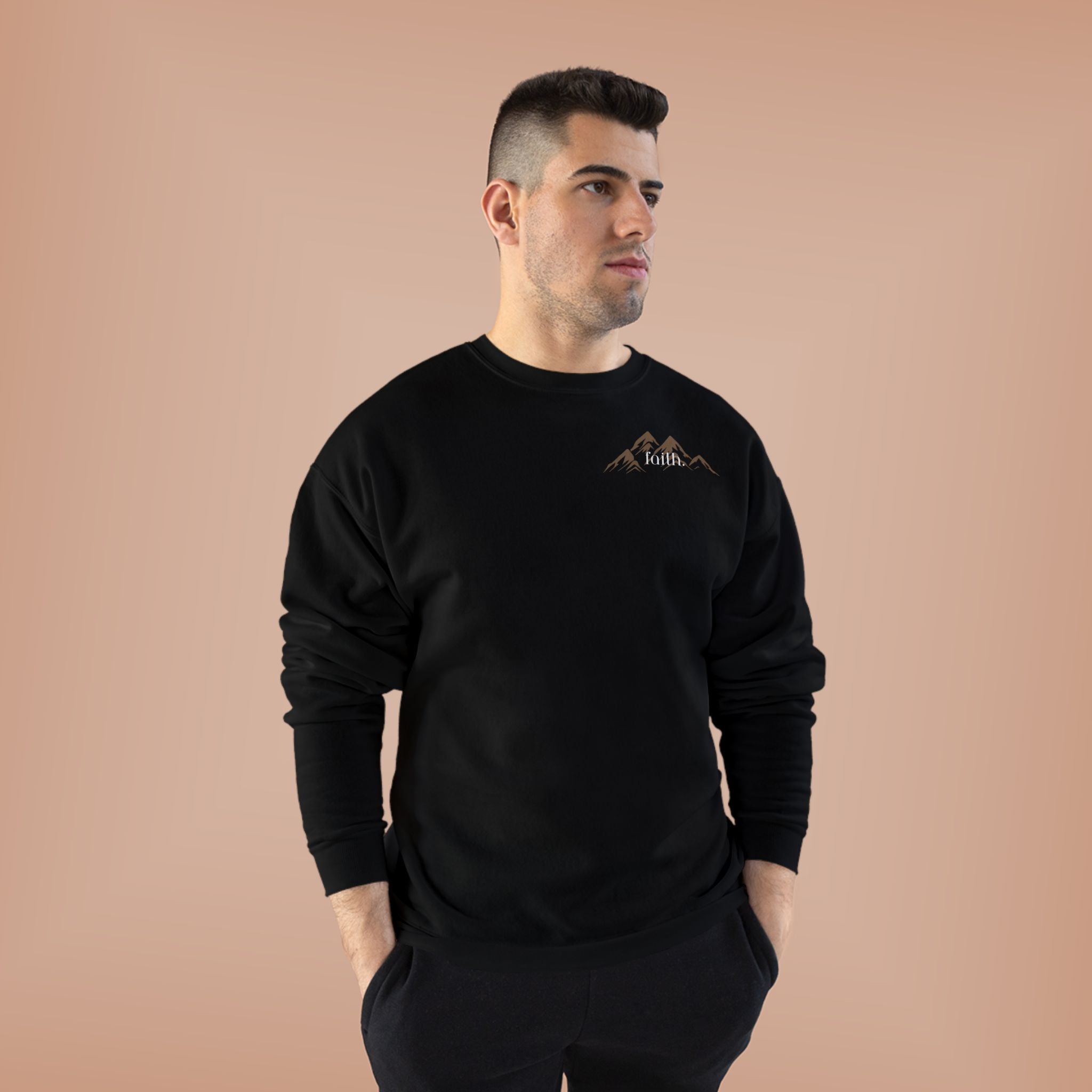 Comfy Mountain faith Crewneck UNISEX Sweatshirt- great gift!