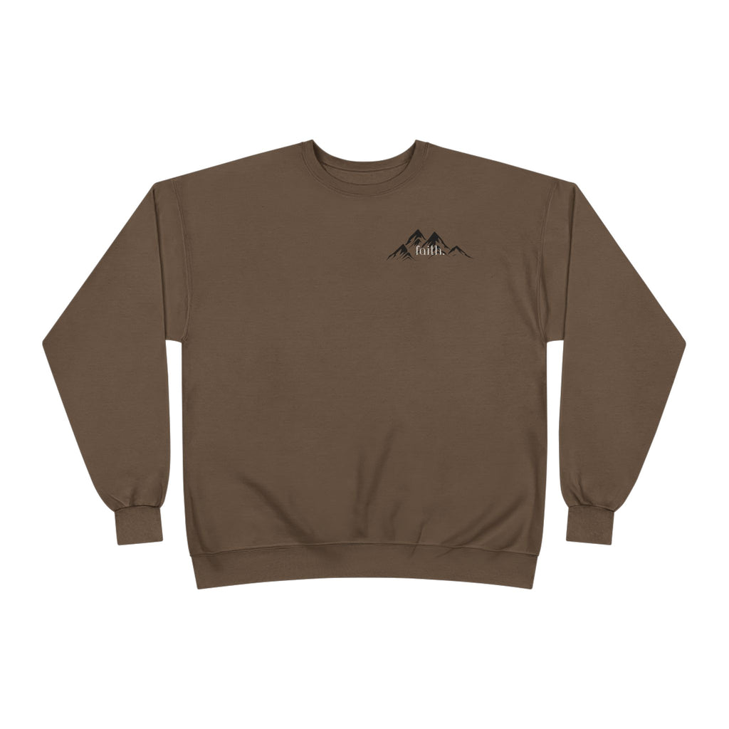 Comfy Mountain faith Crewneck UNISEX Sweatshirt- great gift!