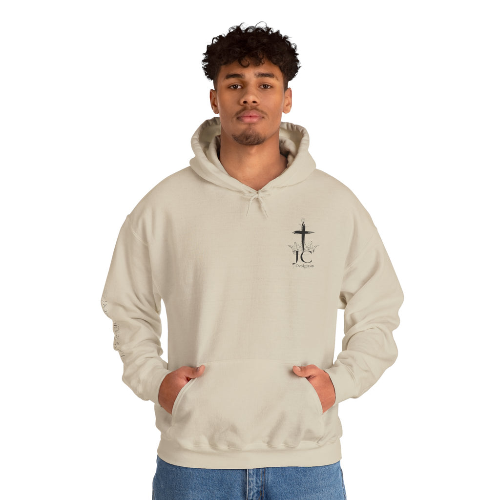 JC Designs Logo /Loved & Blessed Hoodie — UNISEX