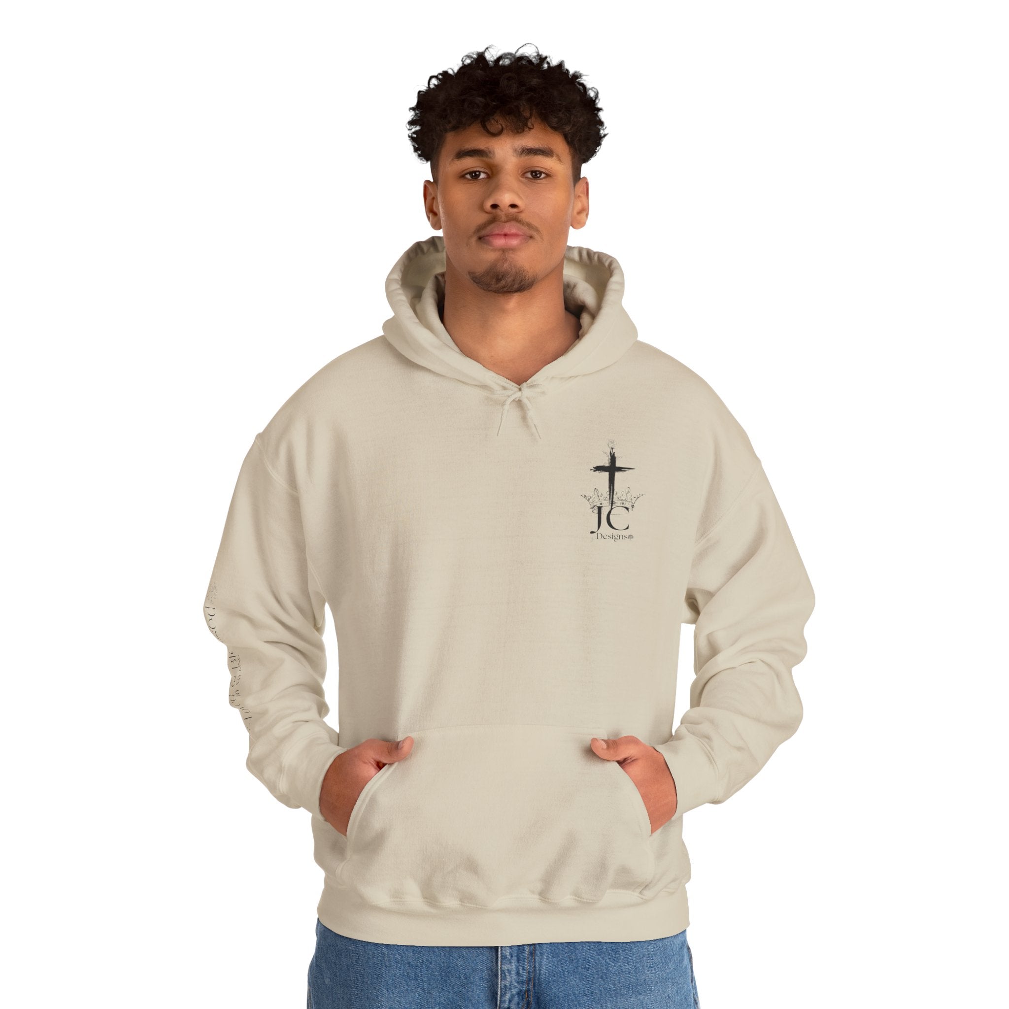 JC Designs Logo /Loved & Blessed Hoodie — UNISEX