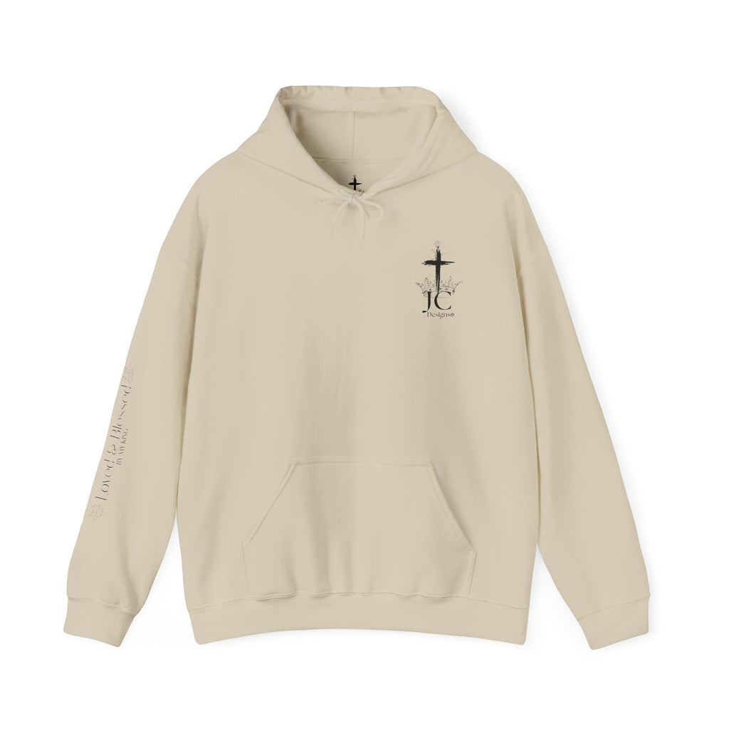 JC Designs Logo /Loved & Blessed Hoodie — UNISEX