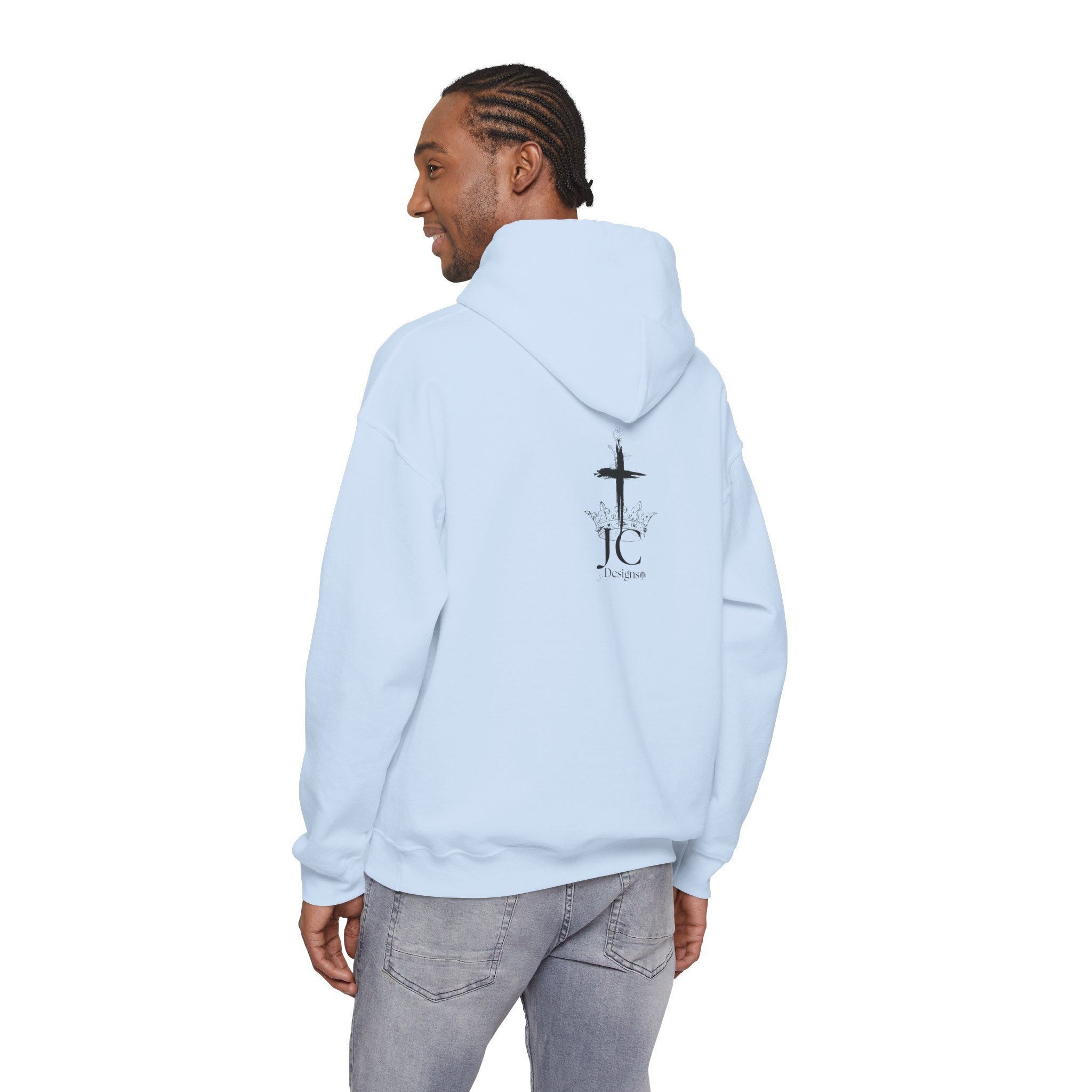 JC Designs Logo /Loved & Blessed Hoodie — UNISEX