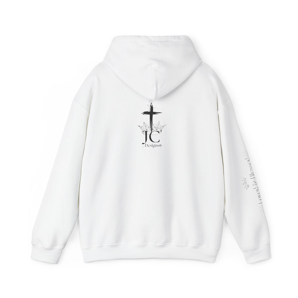 JC Designs Logo /Loved & Blessed Hoodie — UNISEX