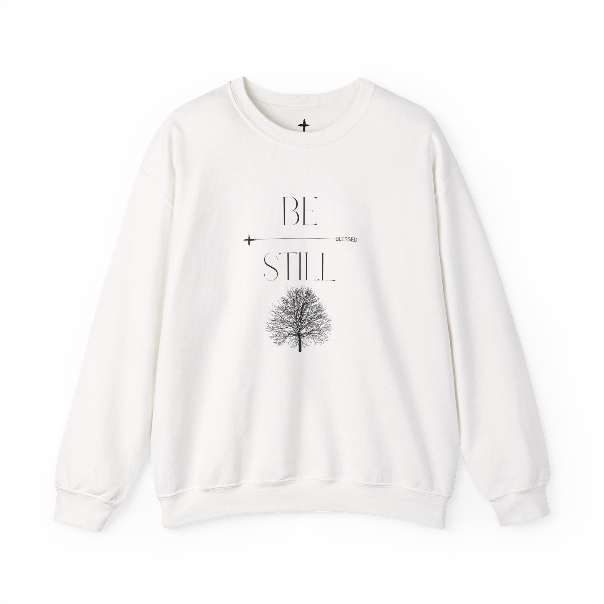Be Still & Blessed Crewneck UNISEX Sweatshirt — Inspirational Christian Sweatshirt