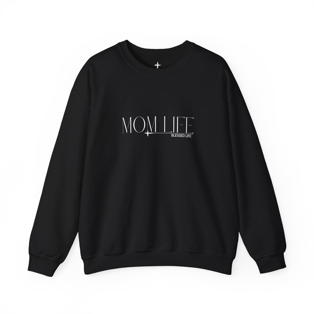 “Mom Life” Blessed Sweatshirt - Crewneck