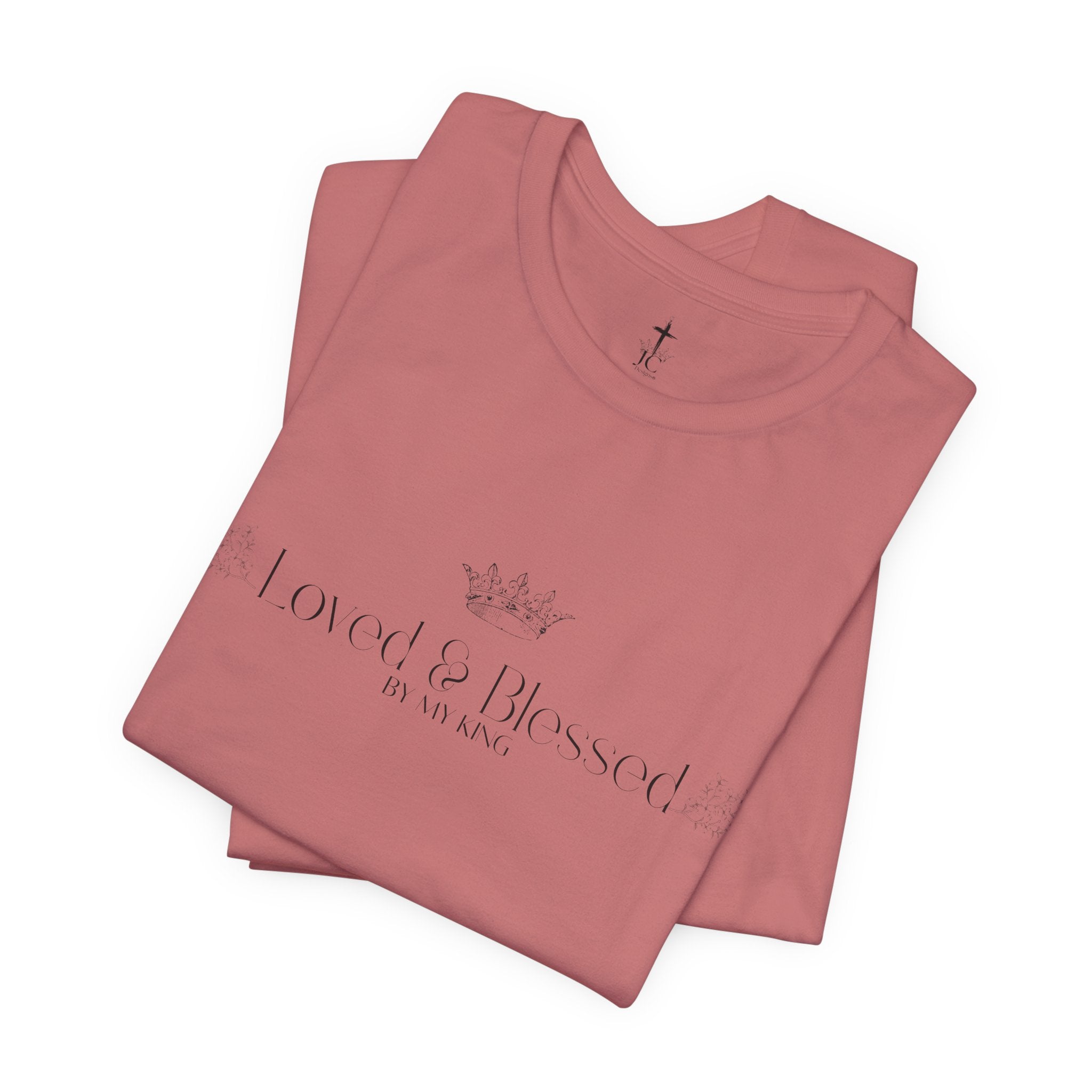 Blessed Crown UNISEX Tee — Loved & Blessed Graphic T-Shirt