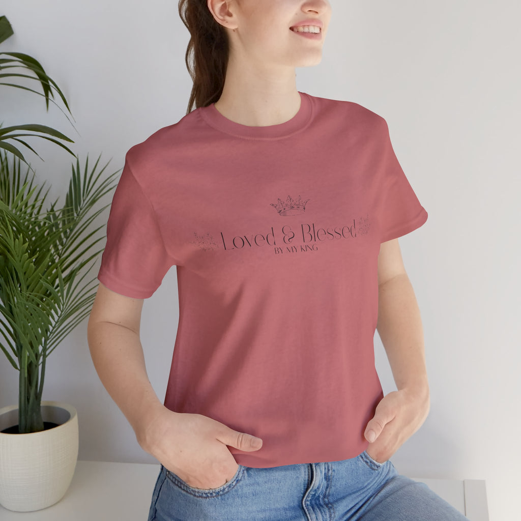 Blessed Crown UNISEX Tee — Loved & Blessed Graphic T-Shirt