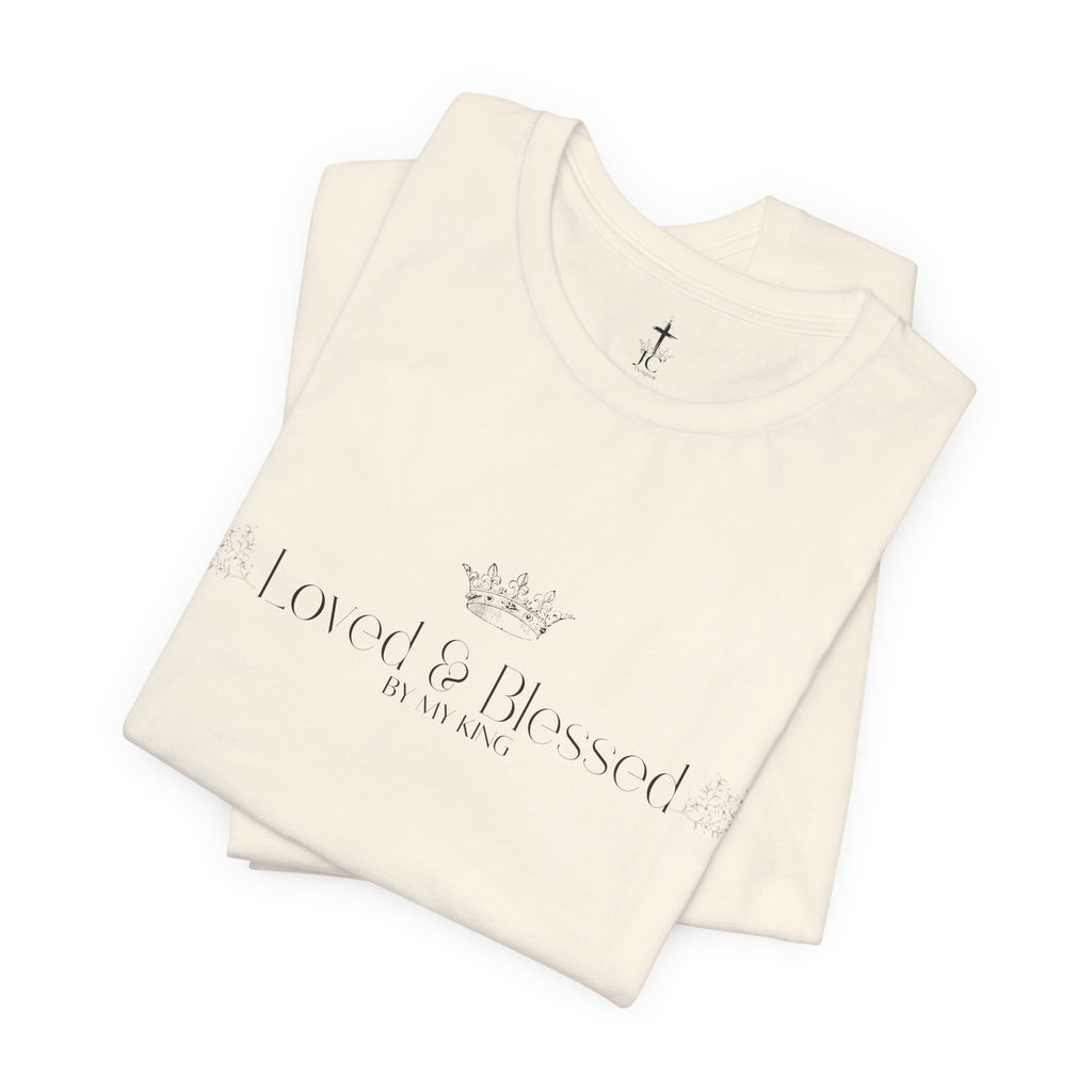 Blessed Crown UNISEX Tee — Loved & Blessed Graphic T-Shirt