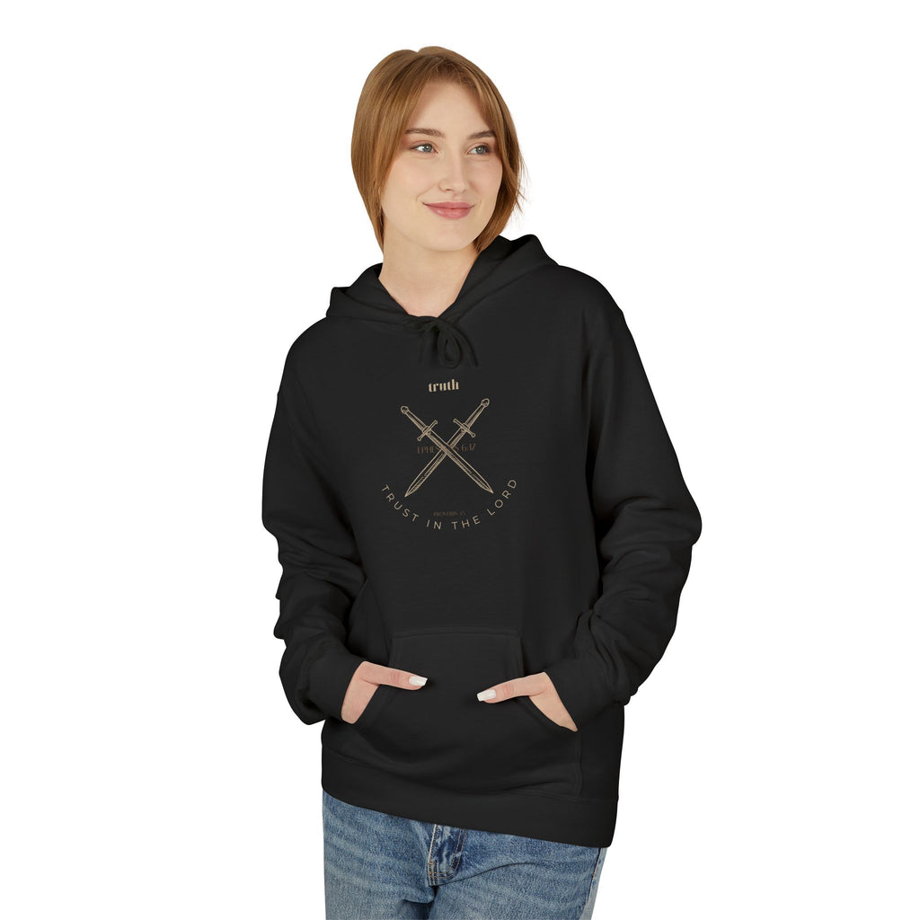 Sword of Truth Verse UNISEX Hoodie — Comfortable Faith-Based Fleece