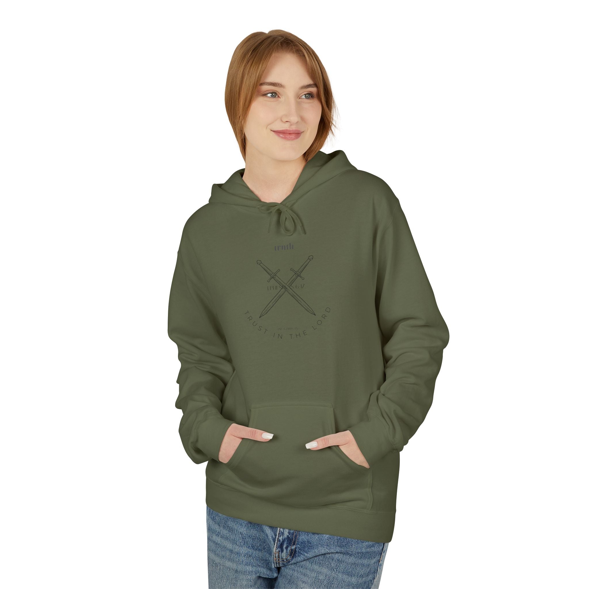 Sword of Truth Verse UNISEX Hoodie — Comfortable Faith-Based Fleece