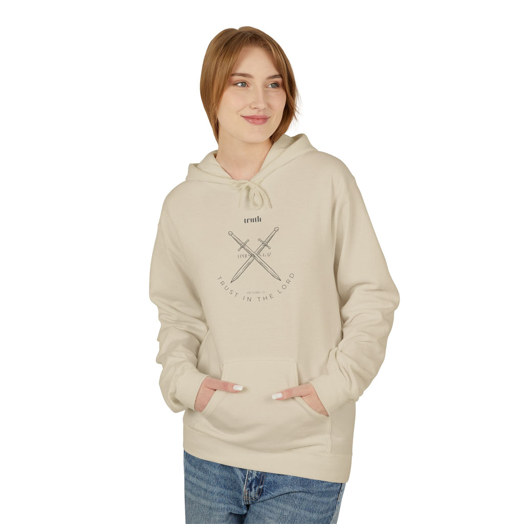 Sword of Truth Verse UNISEX Hoodie — Comfortable Faith-Based Fleece