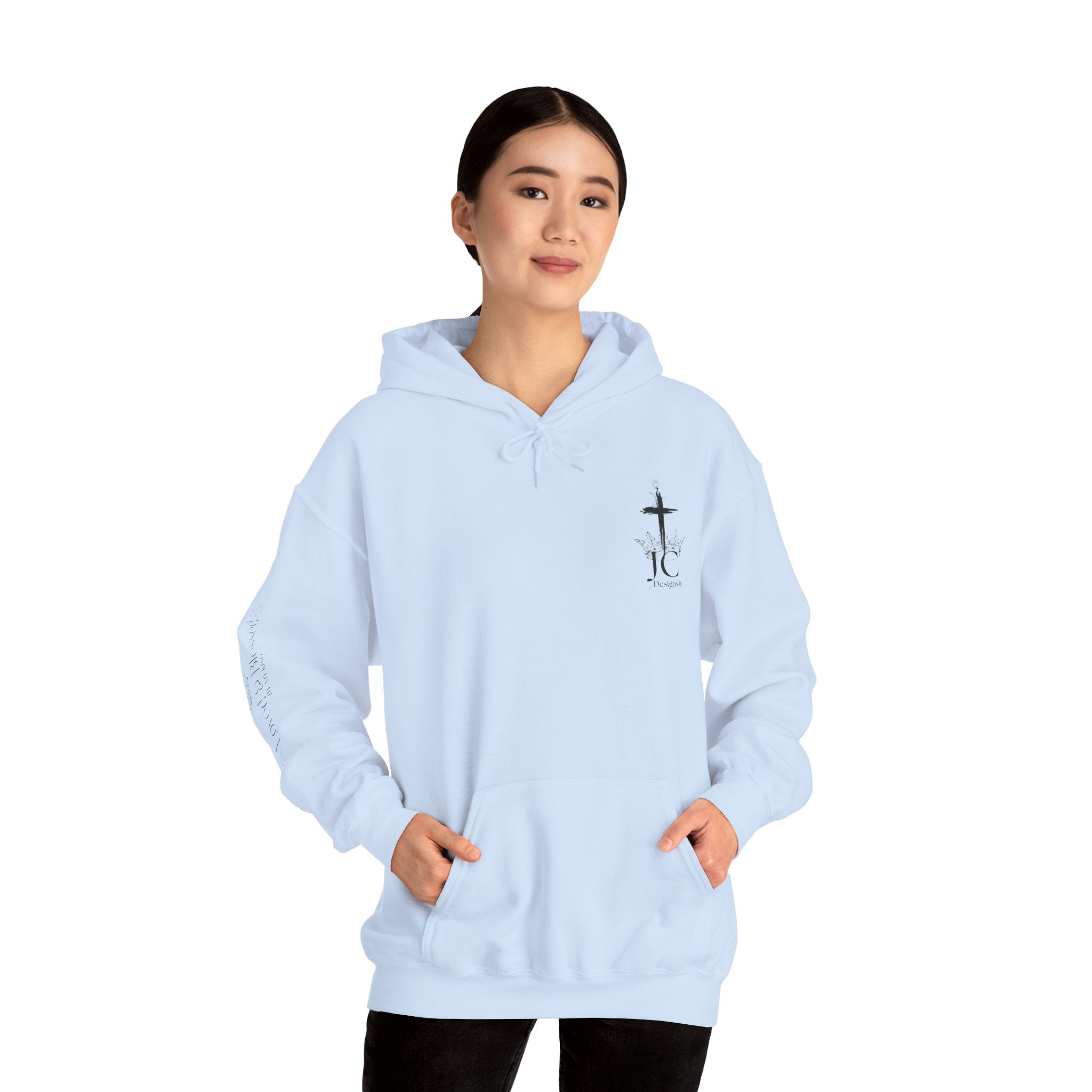 JC Designs Logo /Loved & Blessed Hoodie — UNISEX