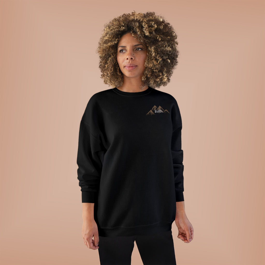 Comfy Mountain faith Crewneck UNISEX Sweatshirt- great gift!