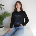 Crewneck Sweatshirt — Psalm 23:4 'No Evil' Inspirational Faith Graphic