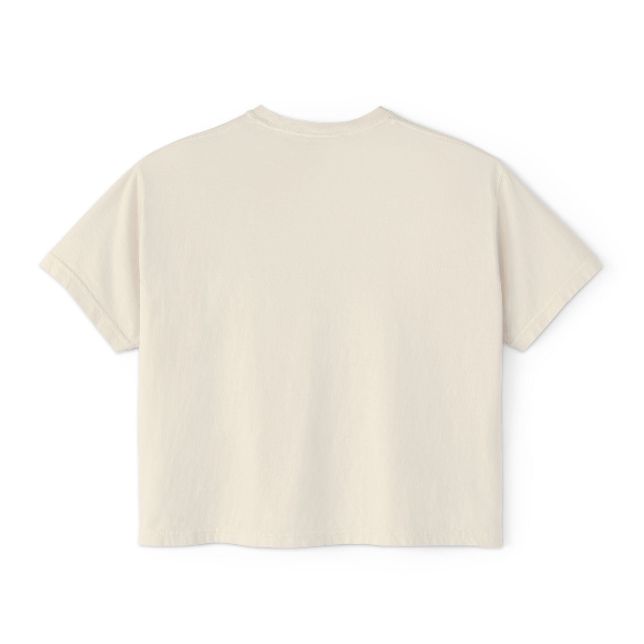 “Be Still” Boxy Tee — Minimal Tree Graphic Women's High Waist Boxy T-Shirt