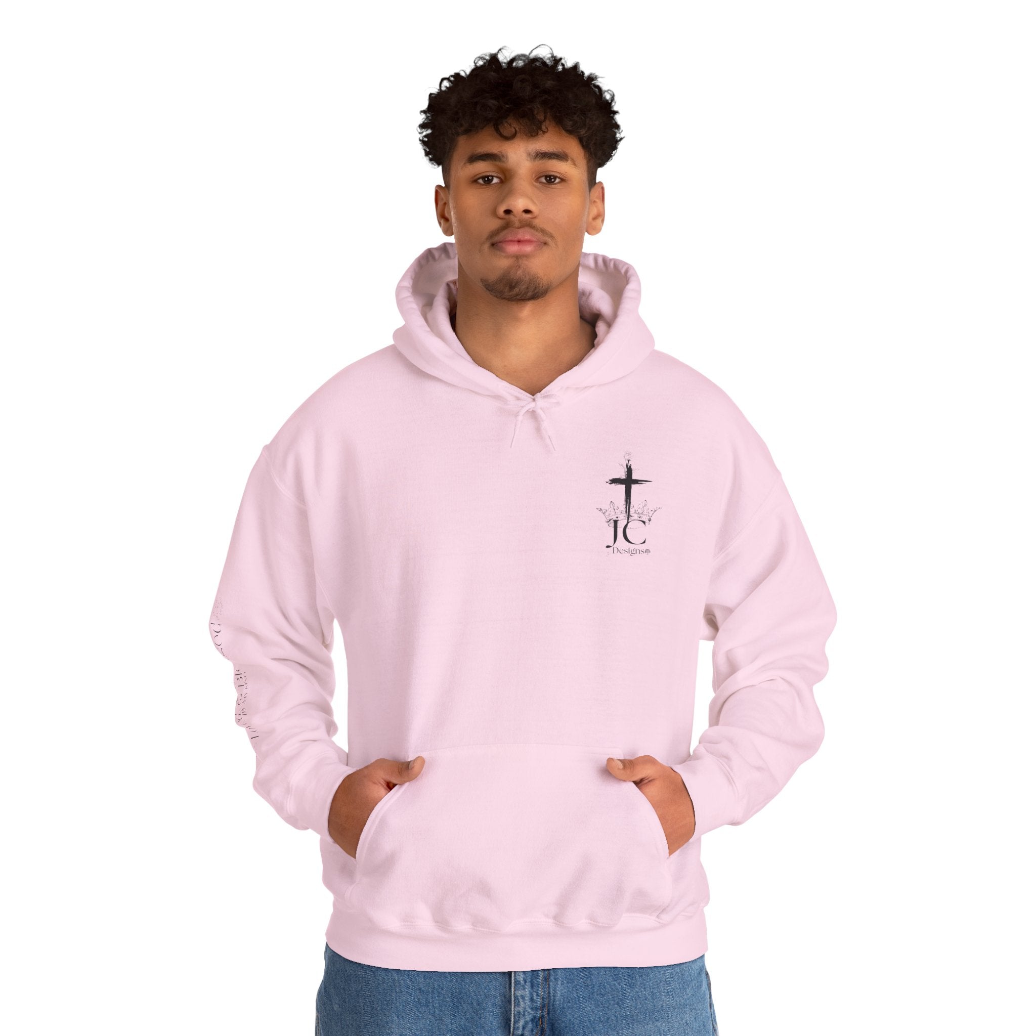 JC Designs Logo /Loved & Blessed Hoodie — UNISEX