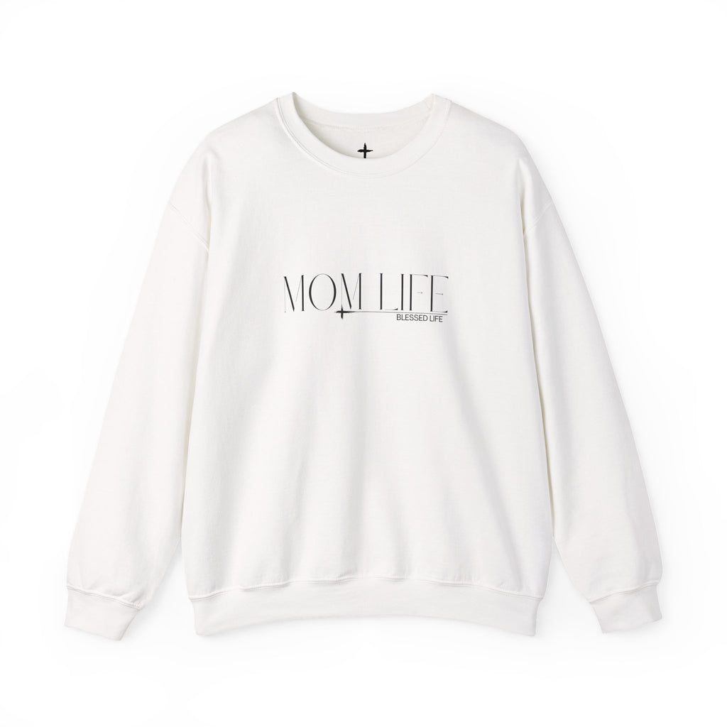“Mom Life” Blessed Sweatshirt - Crewneck