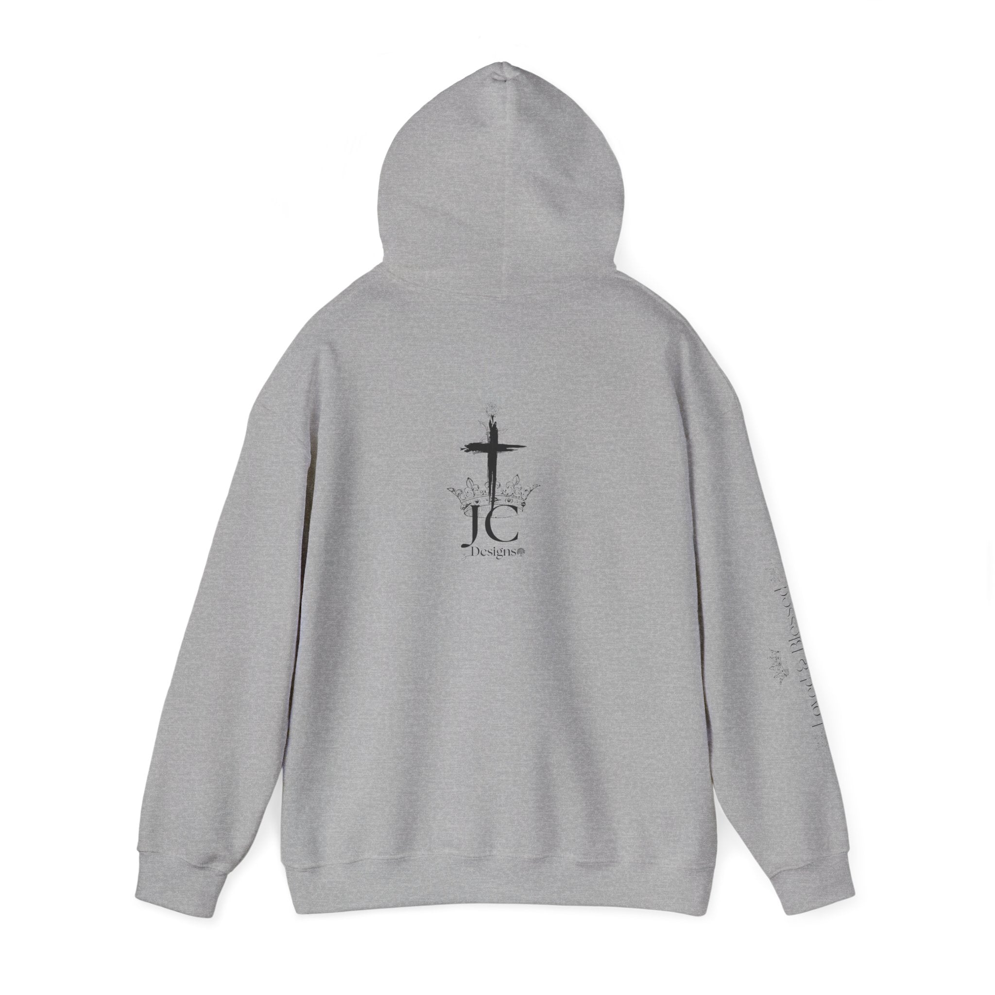 JC Designs Logo /Loved & Blessed Hoodie — UNISEX