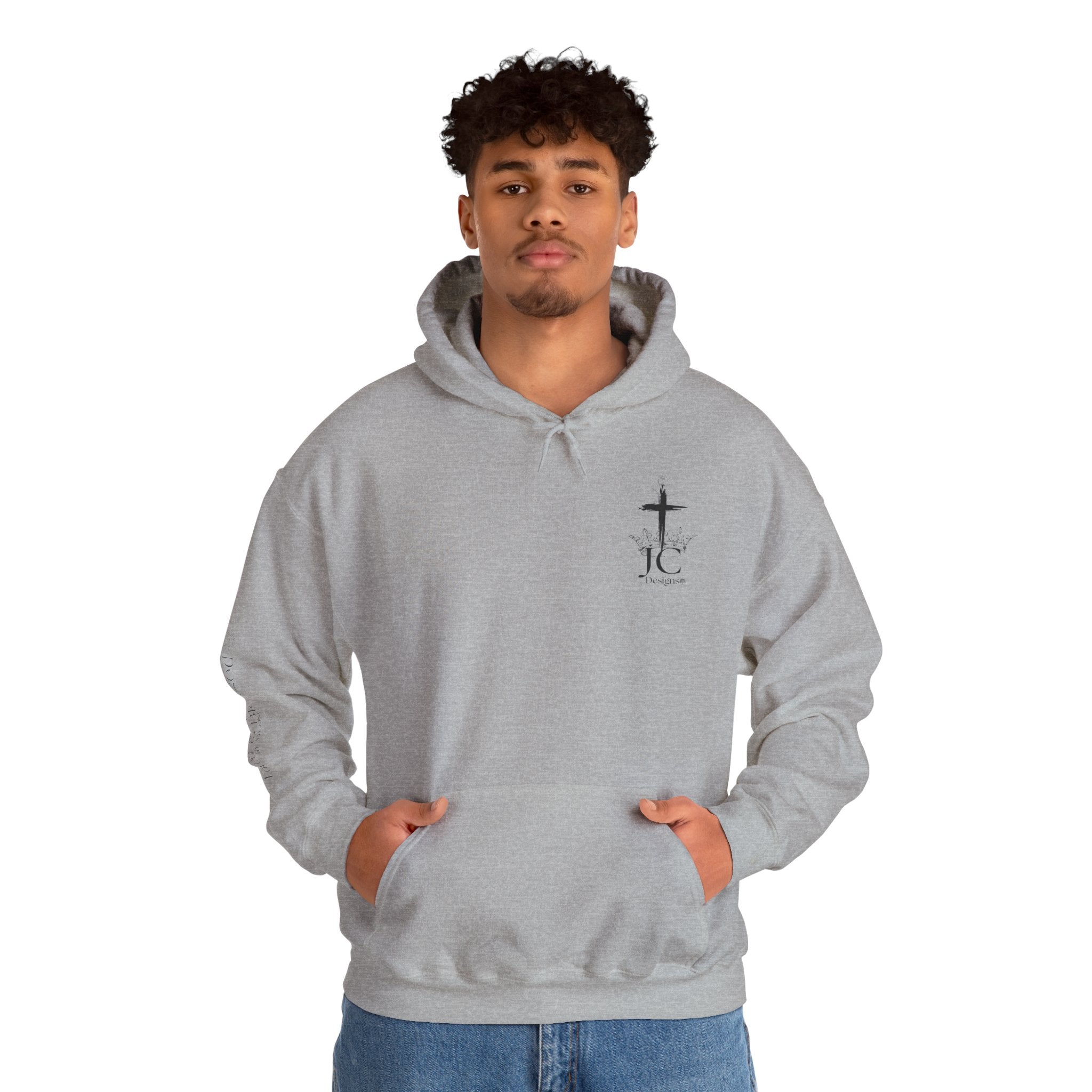 JC Designs Logo /Loved & Blessed Hoodie — UNISEX