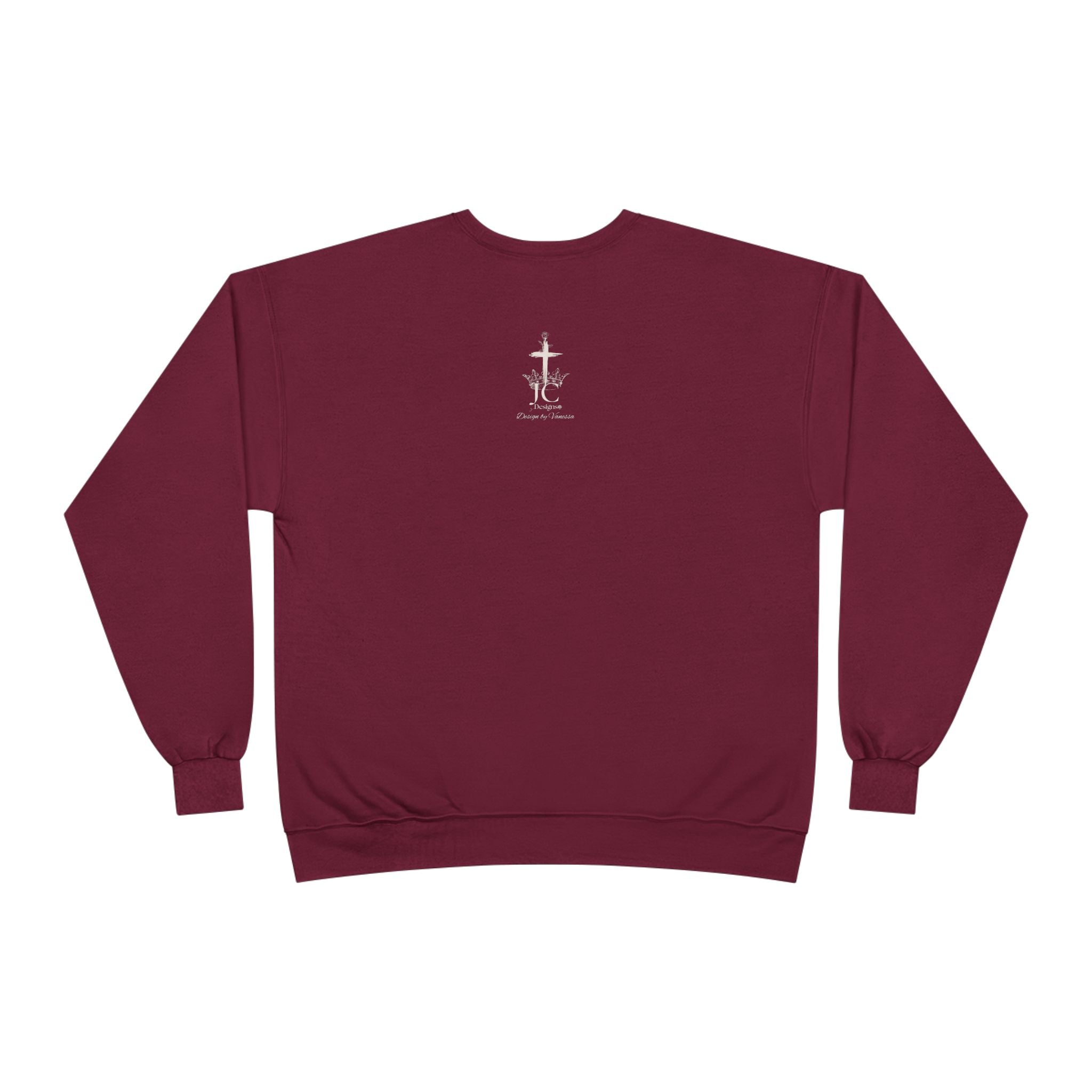 Loved & Blessed Aster Flower Crewneck Sweatshirt — perfect Holiday Gift