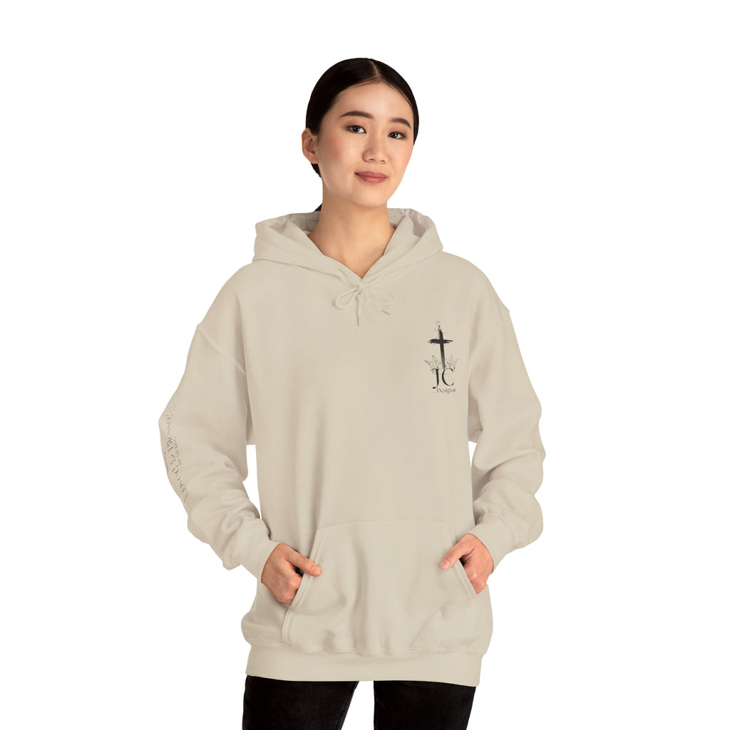 JC Designs Logo /Loved & Blessed Hoodie — UNISEX