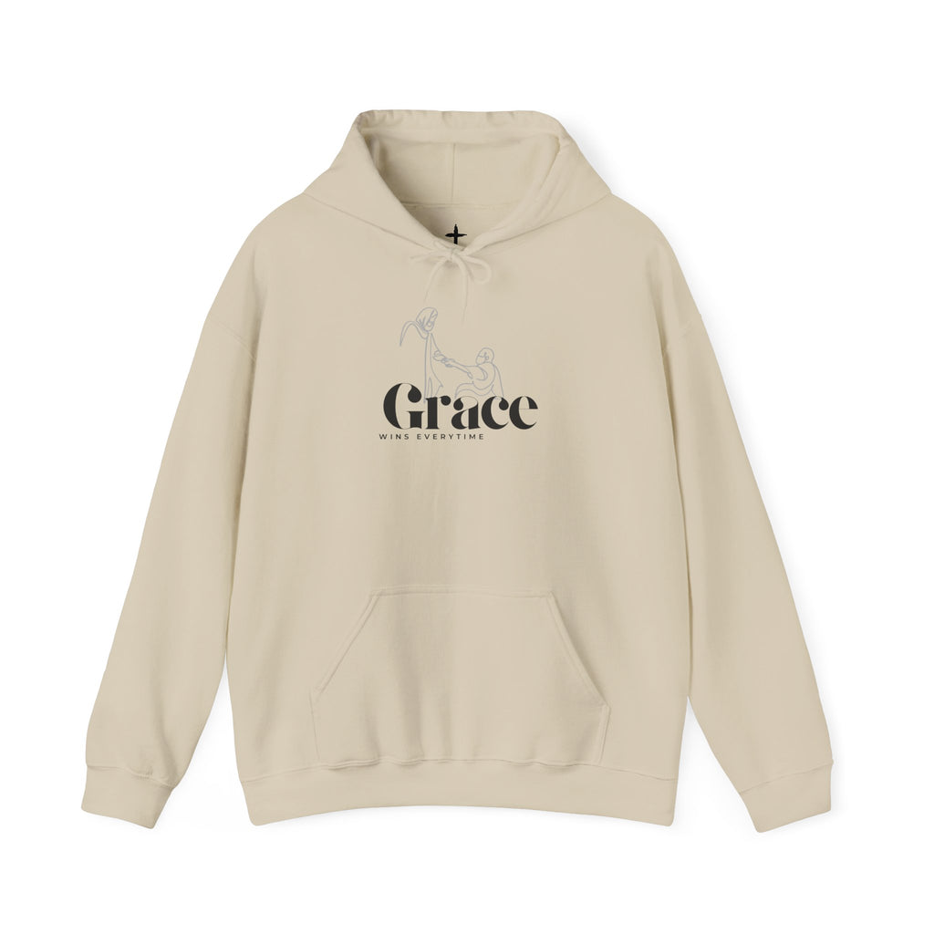 Grace Wins Everytime Hoodie | Inspirational Faith Sweatshirt
