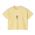 JC Designs Logo -  Boxy Tee – High waisted boxy style tee